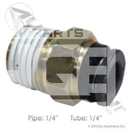 PLC MALE CONNECTOR 1/4 X 1/4IN [177*11684B] | Truck Parts HQ