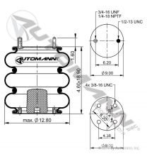 Automann Air Spring Triple Convoluted